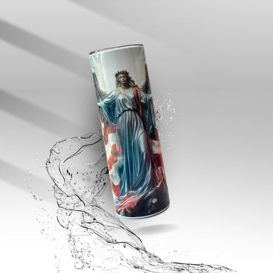 Patriotic Angel, Sublimation Insulated Tumbler
