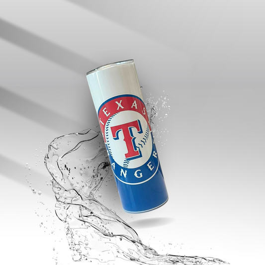Rangers Design Baseball,  Sublimation Insulated Tumbler