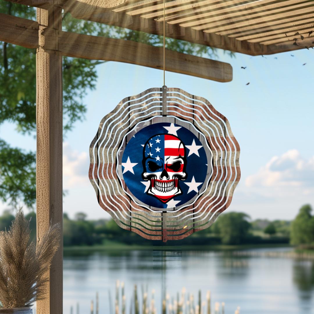 Patriotic Designs, Veteran, 10 inch Garden Wind Spinner