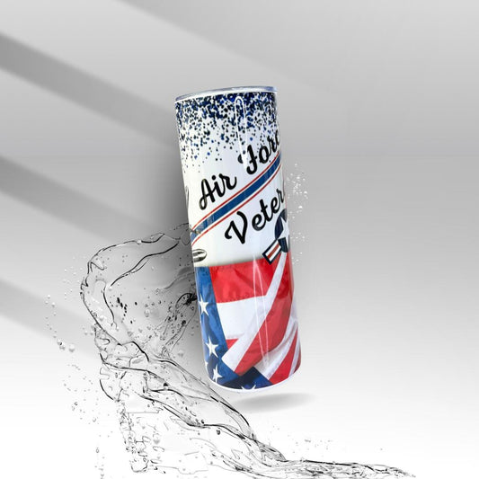 Air Force Veteran, Sublimation Insulated Tumbler