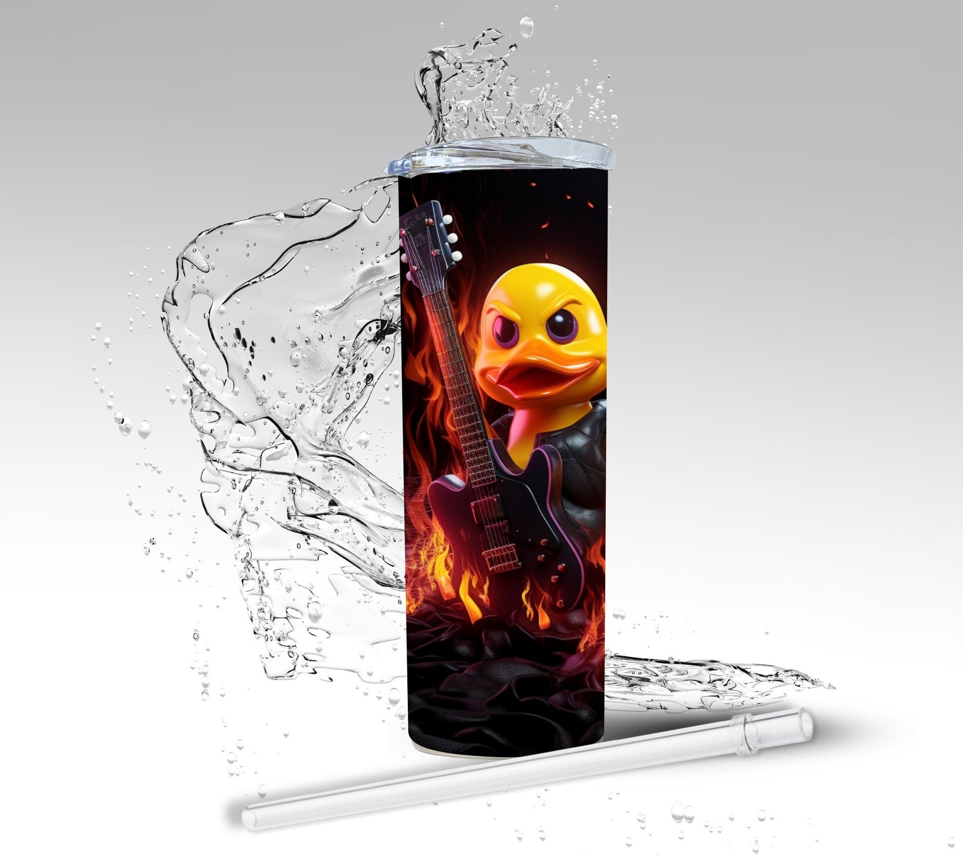 Ducking Autocorrect, Sublimated 20 oz Skinny Tumbler