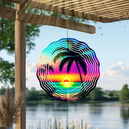 Beautiful Neon Designs, 10 inch Garden Wind Spinner