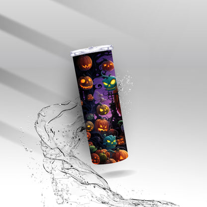 Haunted Halloween Pumpkins, Sublimation Insulated Tumbler