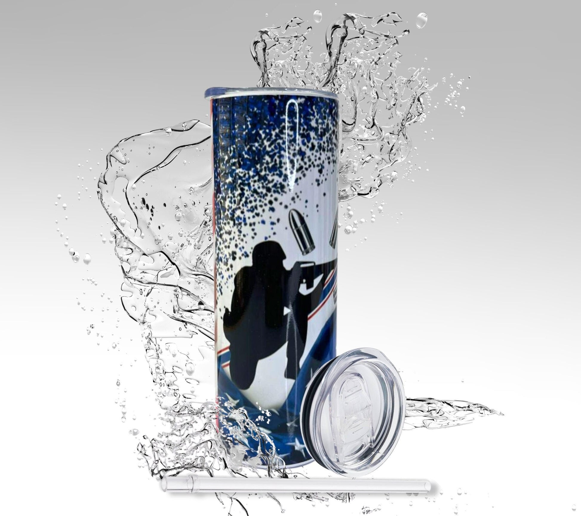 Air Force Veteran, Sublimated 20oz Skinny Tumbler