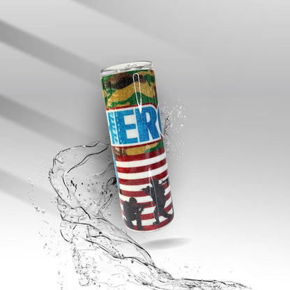 Military Hero&#39;s, Epoxy Insulated Tumbler