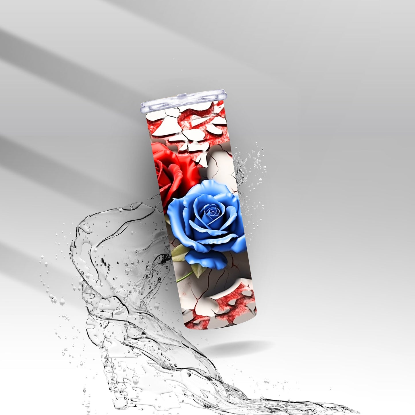 Patriotic Roses, Sublimation Insulated Tumbler