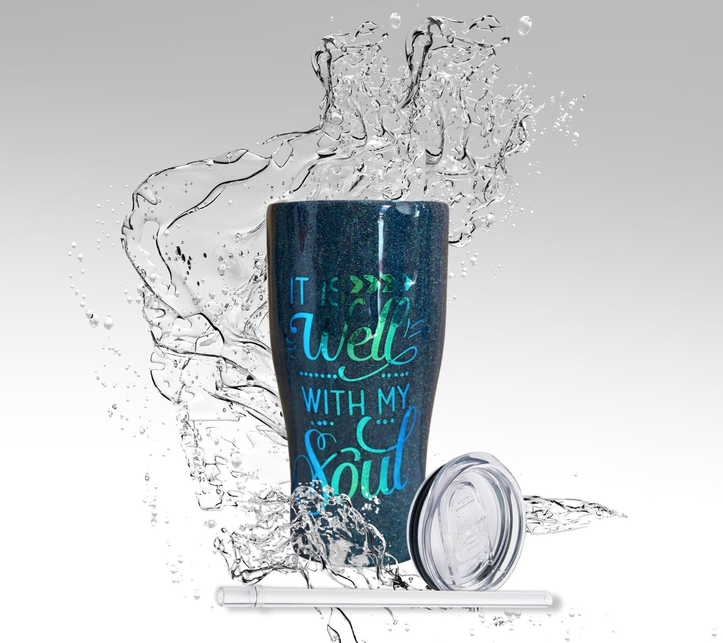 Mimi/Grandma Love, Glitter Epoxy Custom oz Tumbler