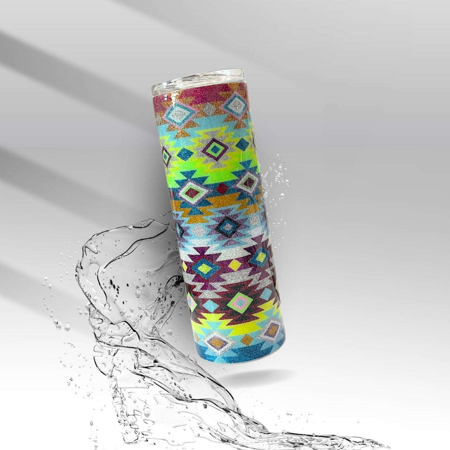 Tribal Aztec, Epoxy Insulated Tumbler