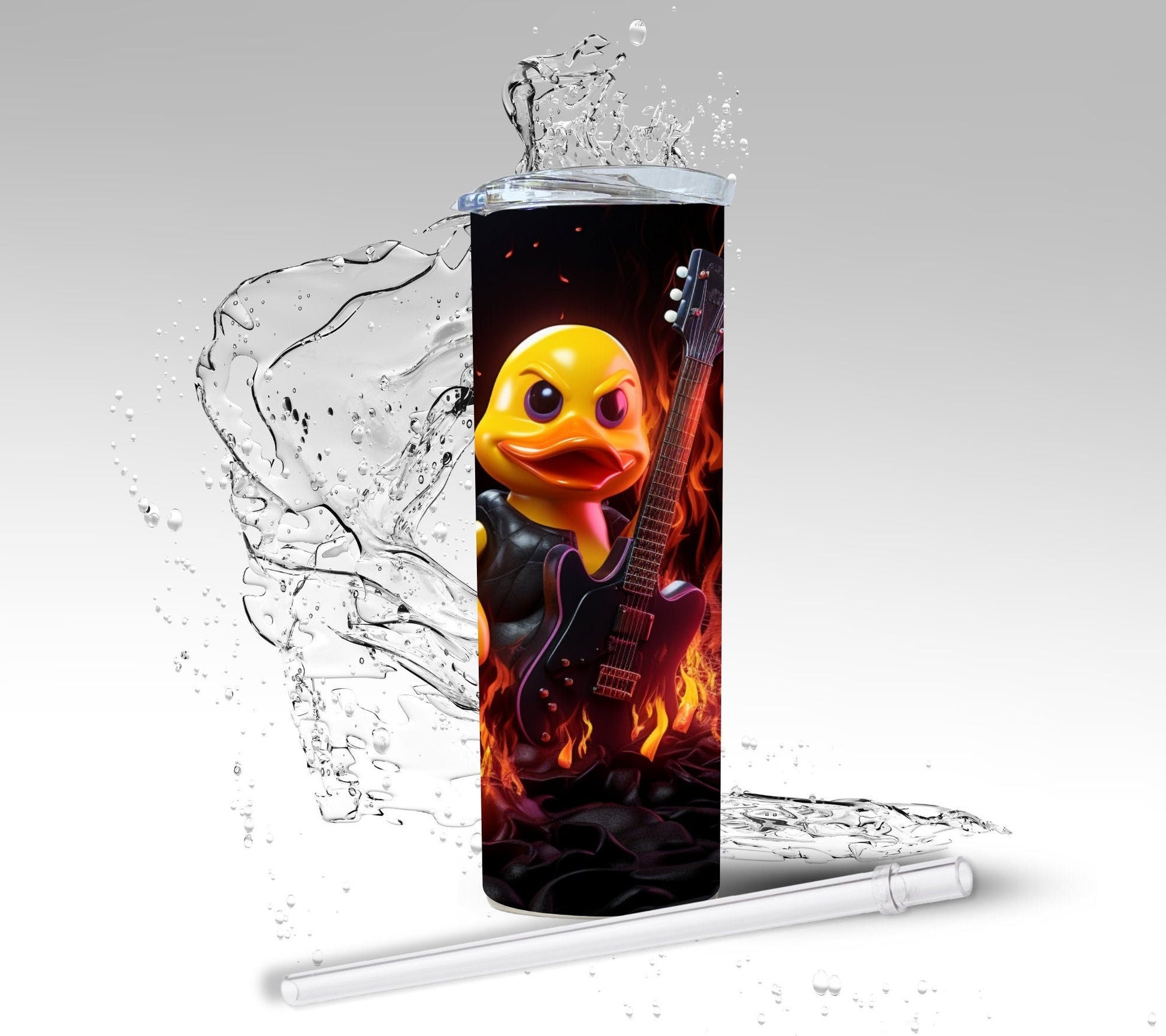 Ducking Autocorrect, Sublimated 20 oz Skinny Tumbler