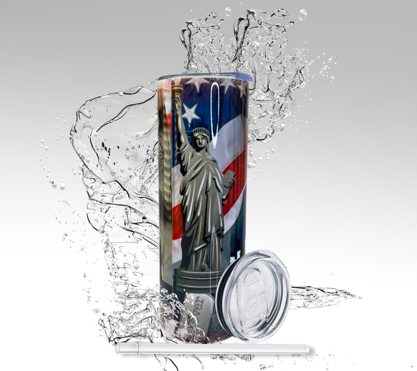 9/11 Memorial, Sublimated 20 oz Skinny Tumbler