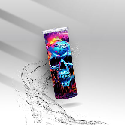 Graffiti Skull Art, Sublimation Insulated Tumbler