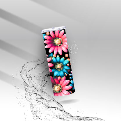 Country Daisies, Sublimation Insulated Tumbler