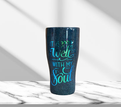 Mimi/Grandma Love, Glitter Epoxy Custom oz Tumbler