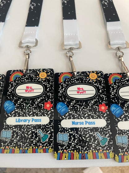 Colorful & Durable Hall Passes for Teachers and Students