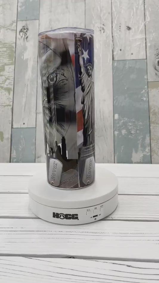 9/11 Memorial, Sublimated 20 oz Skinny Tumbler