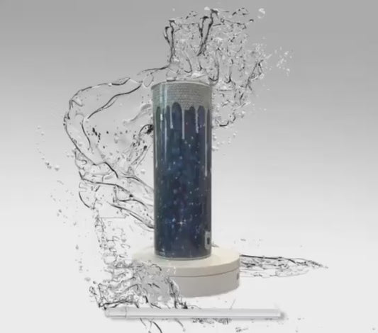 Cowboys Blue Glitter Drip Skinny Tumbler