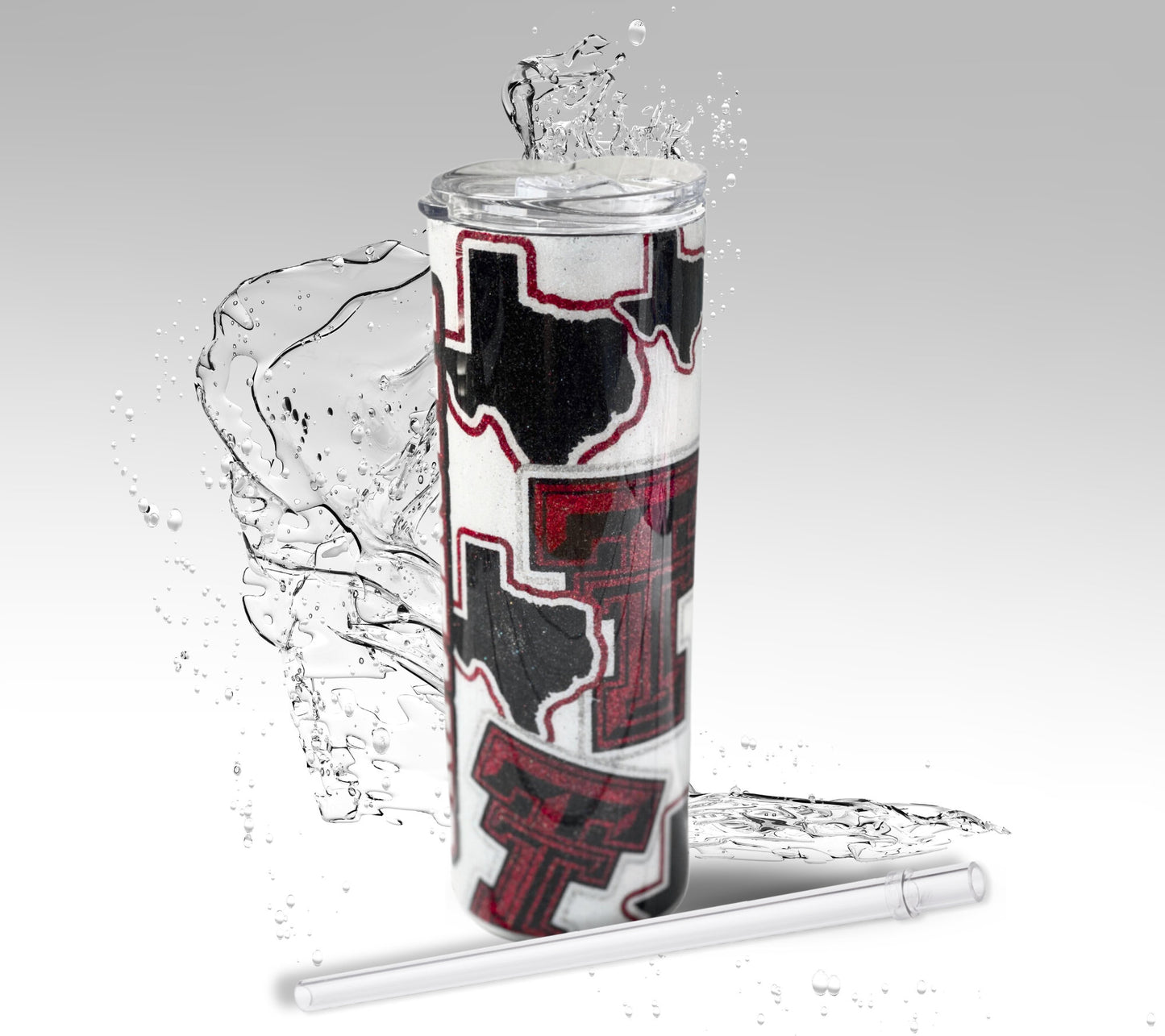 Texas Tech University Tumbler, TT Raiders College Stainless Steel Drinking Cup